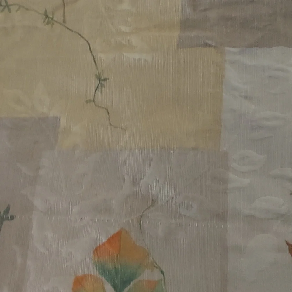 Vintage Martex patchwork Valance Curtain